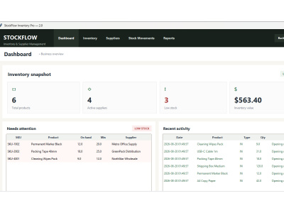 A custom SQLite database desktop application for your business