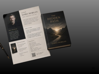 Professional Author One-Sheet & Book Sell Sheet Design