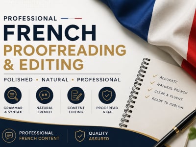 Professional French proofreading and editing