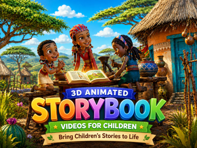 3D Animated Storybook Videos for Children
