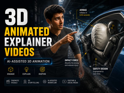 3D Animated Explainer Videos | AI-Assisted 3D Animation