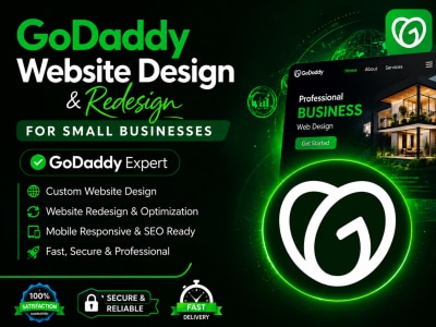 GoDaddy Website Design & Redesign for Small Business, GoDaddy Expert