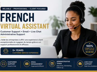 French Virtual Assistant | Customer Support, Admin & Follow-Up