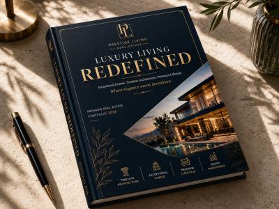 A Premium Real Estate Brochure Design for Luxury Property Developments