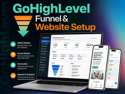 GoHighLevel Expert | GHL Funnels | GoHighLevel CRM | GHL Setup | GHL