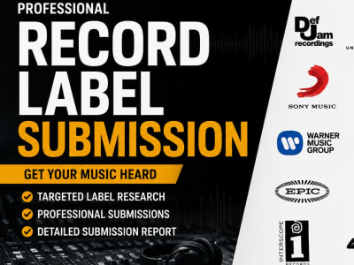 Submit your song to record labels and A&R for music promotion