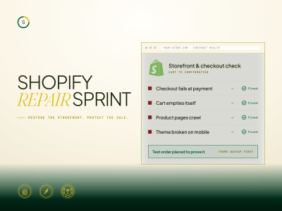 A Shopify repair and stabilization sprint with verified fixes