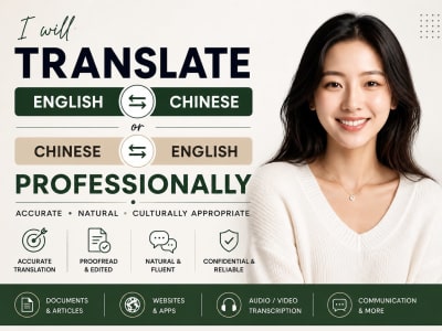 Professional English to Chinese & Chinese to English Translation