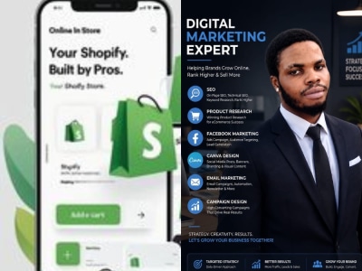 Do facebook ads via build design to sell dropshipping shopify store