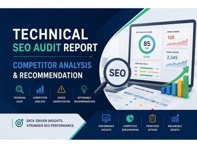 Expert Technical SEO audit report and competitor analysis