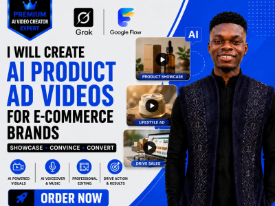 A high-converting AI product advertisement video for your e-commerce brand