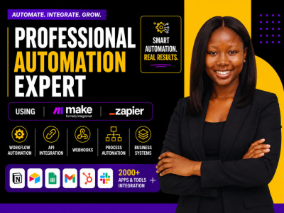 Automation for your business workflow with Make.com,n8n, Airtable or Notion
