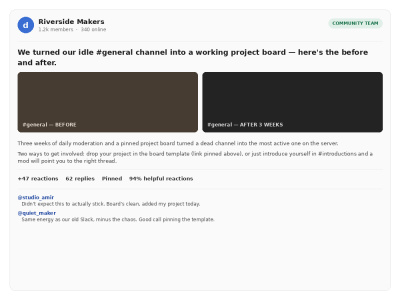 I will manage and moderate your Discord community