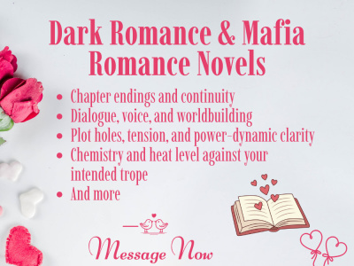 Beta Reading for Dark Romance & Mafia Romance Novels