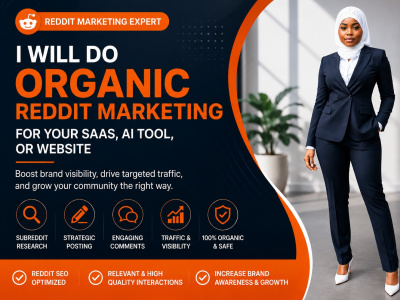 Organic Reddit marketing for your SaaS, AI tool, or website