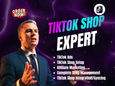 Manage TikTok shop, tiktok ads, affiliate and grow your brand over 50k