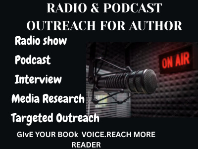 Professional Radio and Podcast Outreach for Authors