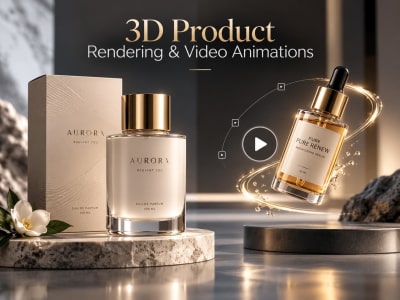 High-Quality 3D Product Rendering & Video Animations for Stunning Visuals