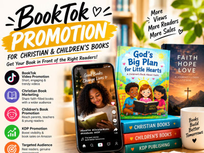 Manage author social media, booktok marketing, and book promotion campaign