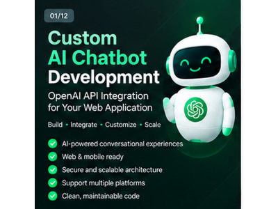 A custom OpenAI API integration or AI Chatbot for your web app