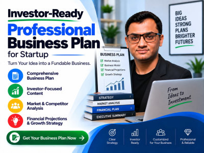 Investor-Ready Professional Business Plan & Financial Plan for Startup