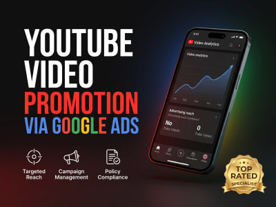 YouTube video promotion and reach through Google Ads