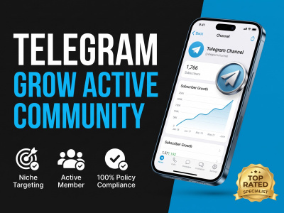 Organic Telegram channel promotion to grow active members