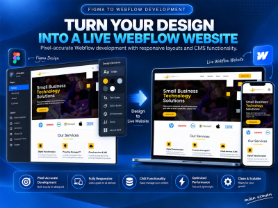 Figma to Webflow | Webflow Website | Webflow Developer | Webflow Expert