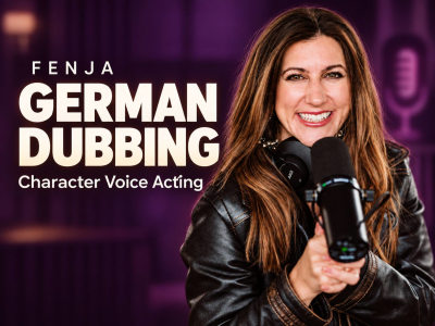 Expressive German female dubbing and character voice acting