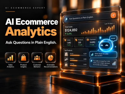 An AI text-to-SQL ecommerce analytics dashboard | Upwork