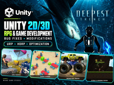 A complete Unity game with stylized UI/UX, characters & gameplay