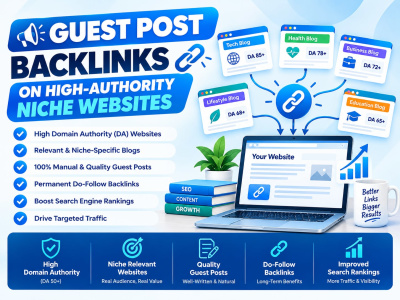 Guest Post Backlinks on High-Authority Niche Websites