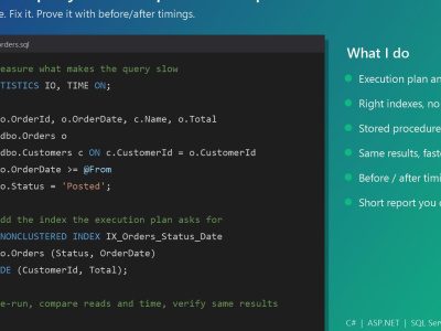 Faster SQL Server queries, stored procedures and reports for your app ...