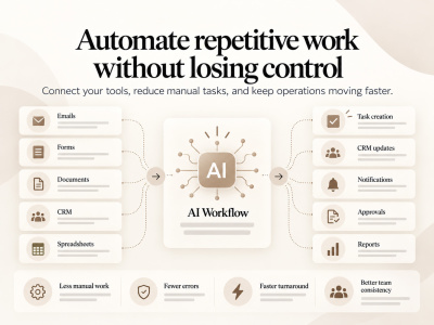 An AI-powered workflow that automates one repetitive business process ...