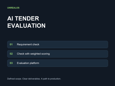 AI Tender Evaluation | RAG Proposal Scoring | AI Procurement Tool | Upwork