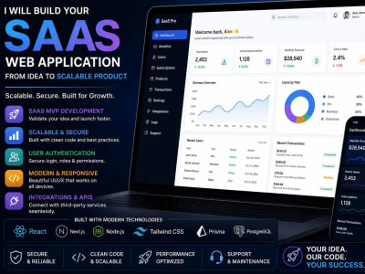 AI SAAS Developer for Custom Web App Development | Upwork