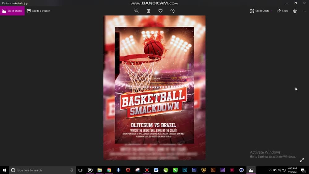 A stunning sport poster Upwork