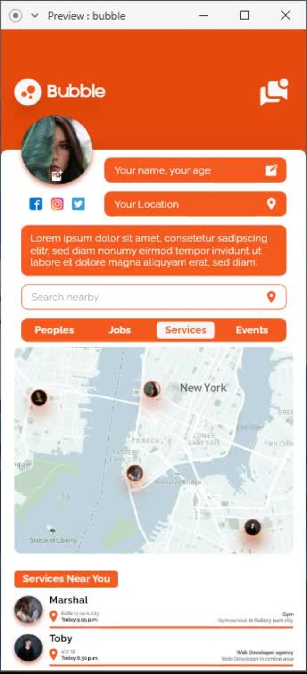 Your apps User Interface ( Ui ) designed by me | Upwork