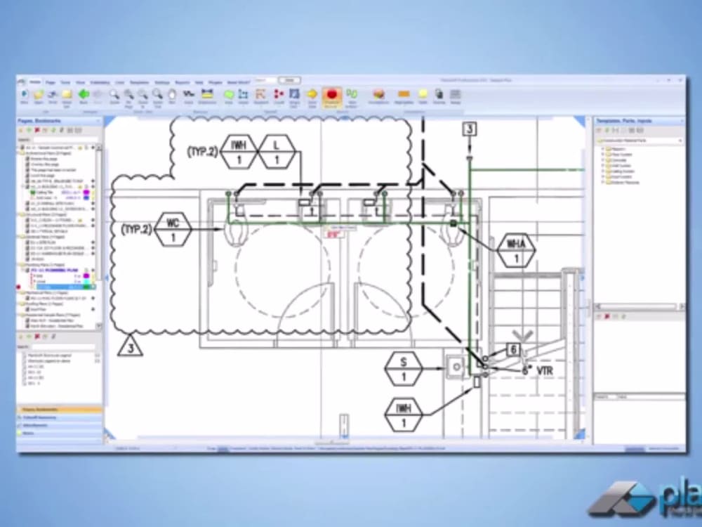 Plumbing Material Takeoff Estimation By Planswift Estimator Upwork