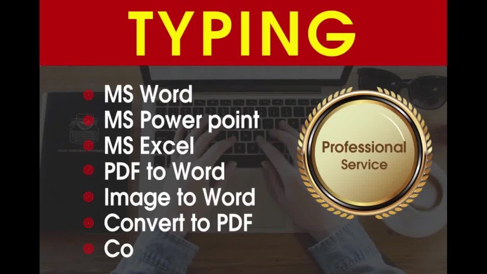 A fast typing job, retype scanned pages, pdf to word, pro typist Upwork