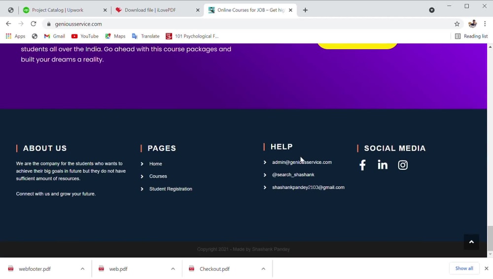 A fully responsive and a complete (front-end and back-end) website | Upwork