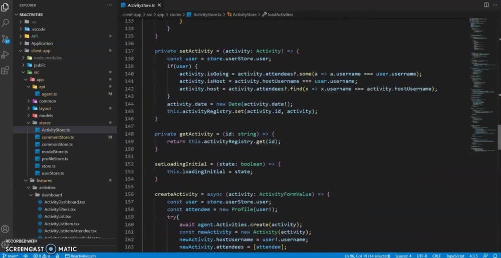 Application using Asp.NET Core and React | Upwork