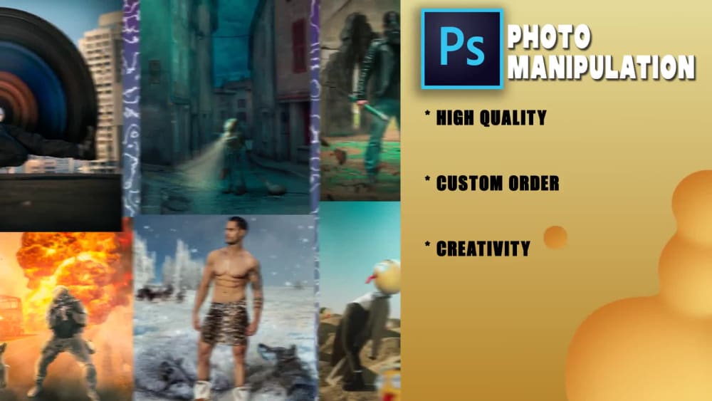 Photoshop editing, Image compositing Manipulation service | Upwork
