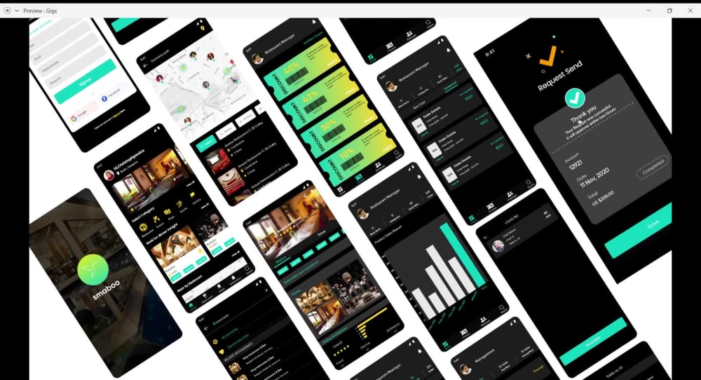 Awesome UI/UX design for Mobile App | Website | Dashboard | SAAS ... image.