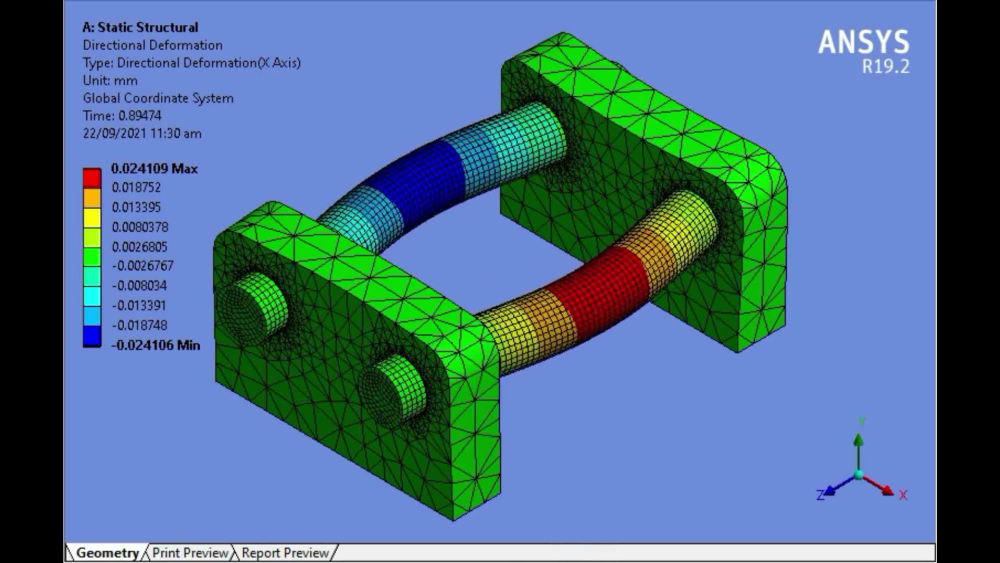 FEA, structural, heat transfer analysis in Ansys | Upwork