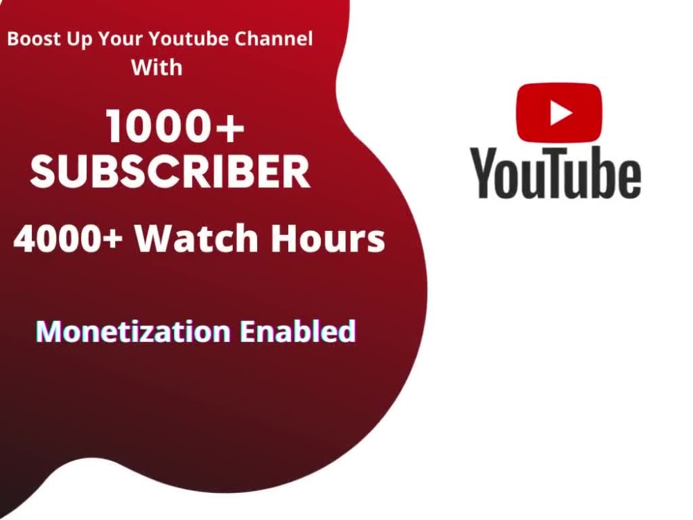 1000 organic subscribers and 4000 hours watch time to enable