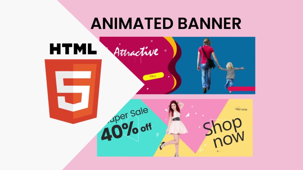 HTML5 animated display ads for Google Ads or GIF for social media post ...