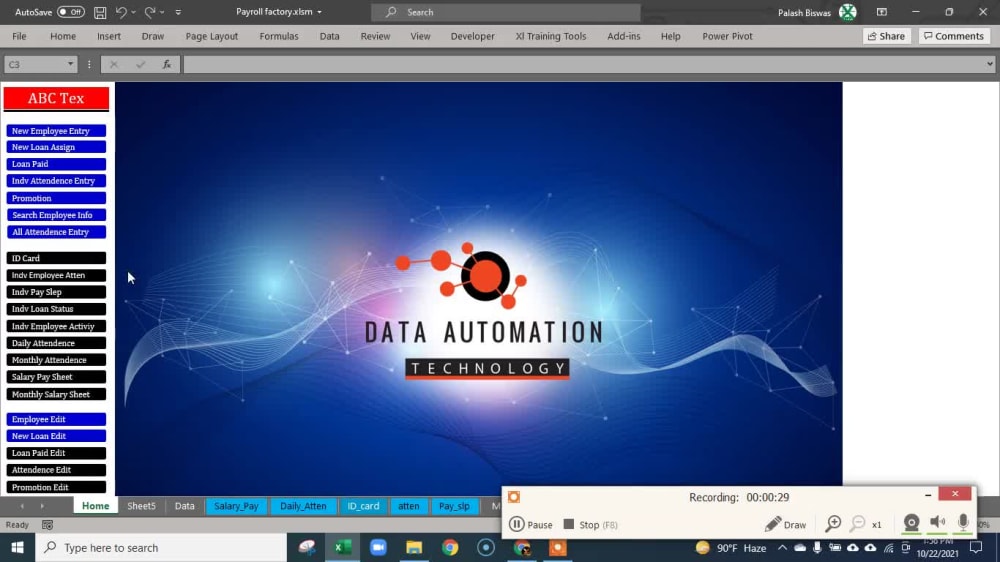 24 hours of Microsoft excel VBA service | Upwork