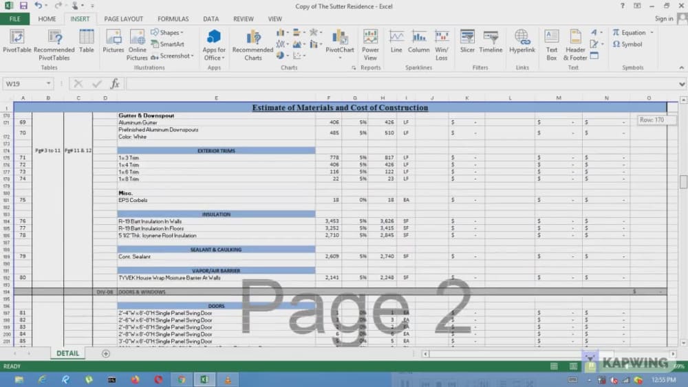 Quantity Takeoff And Detailed Construction Estimation Upwork