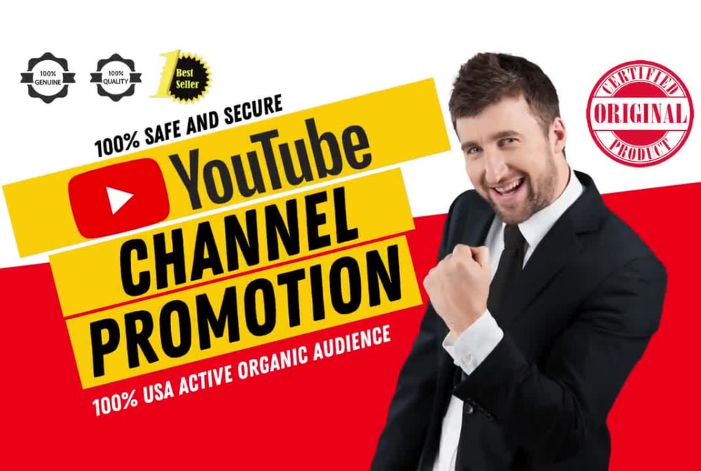HQ Organic YouTube Channel Subscribers with Premium Promotion or